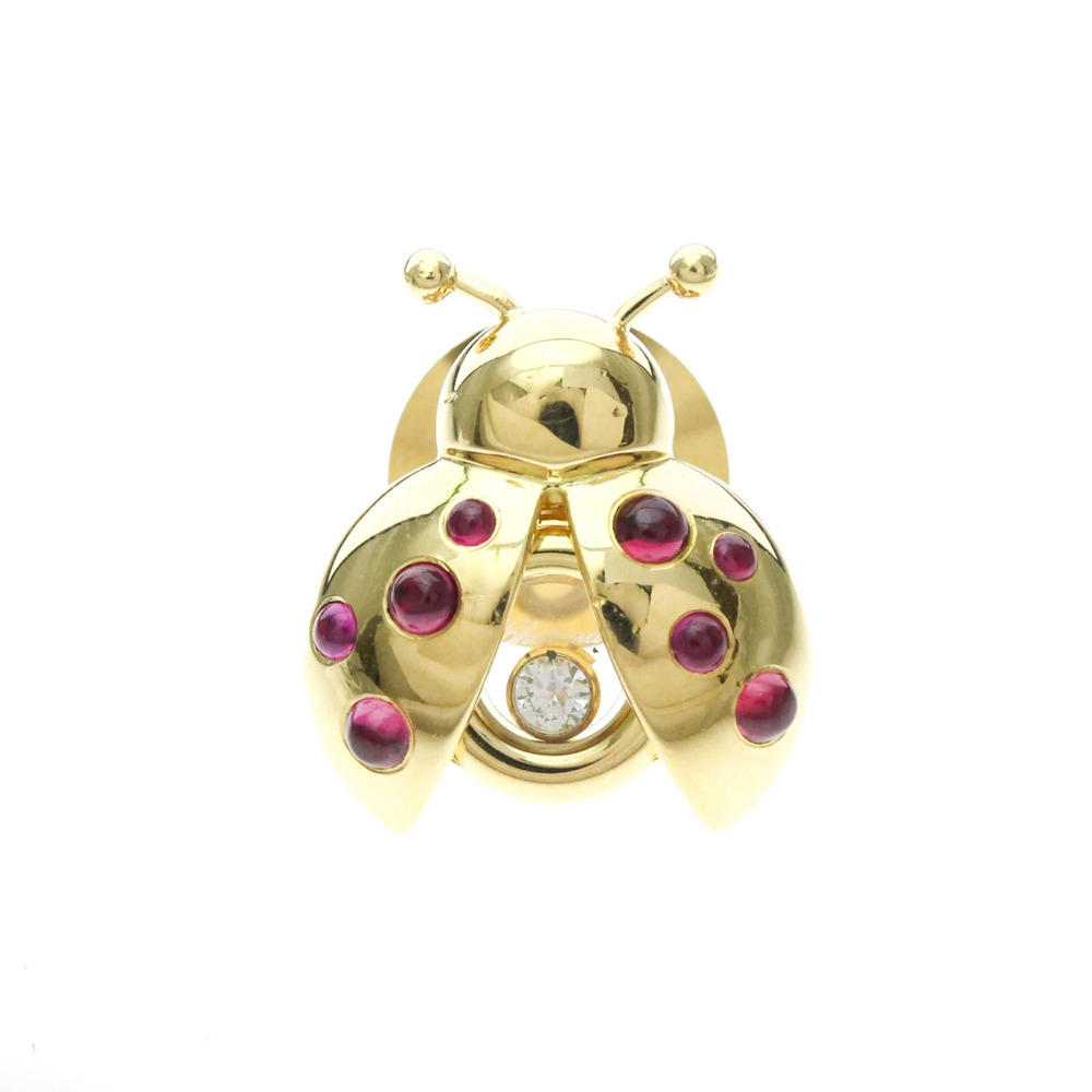 Chopard Ladybug Brooch Yellow Gold (18K) Ruby Brooch Gold